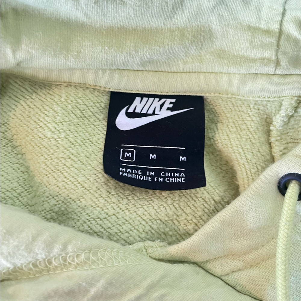 Nike neon green yellow women’s size medium hoodie - Picture 3 of 6